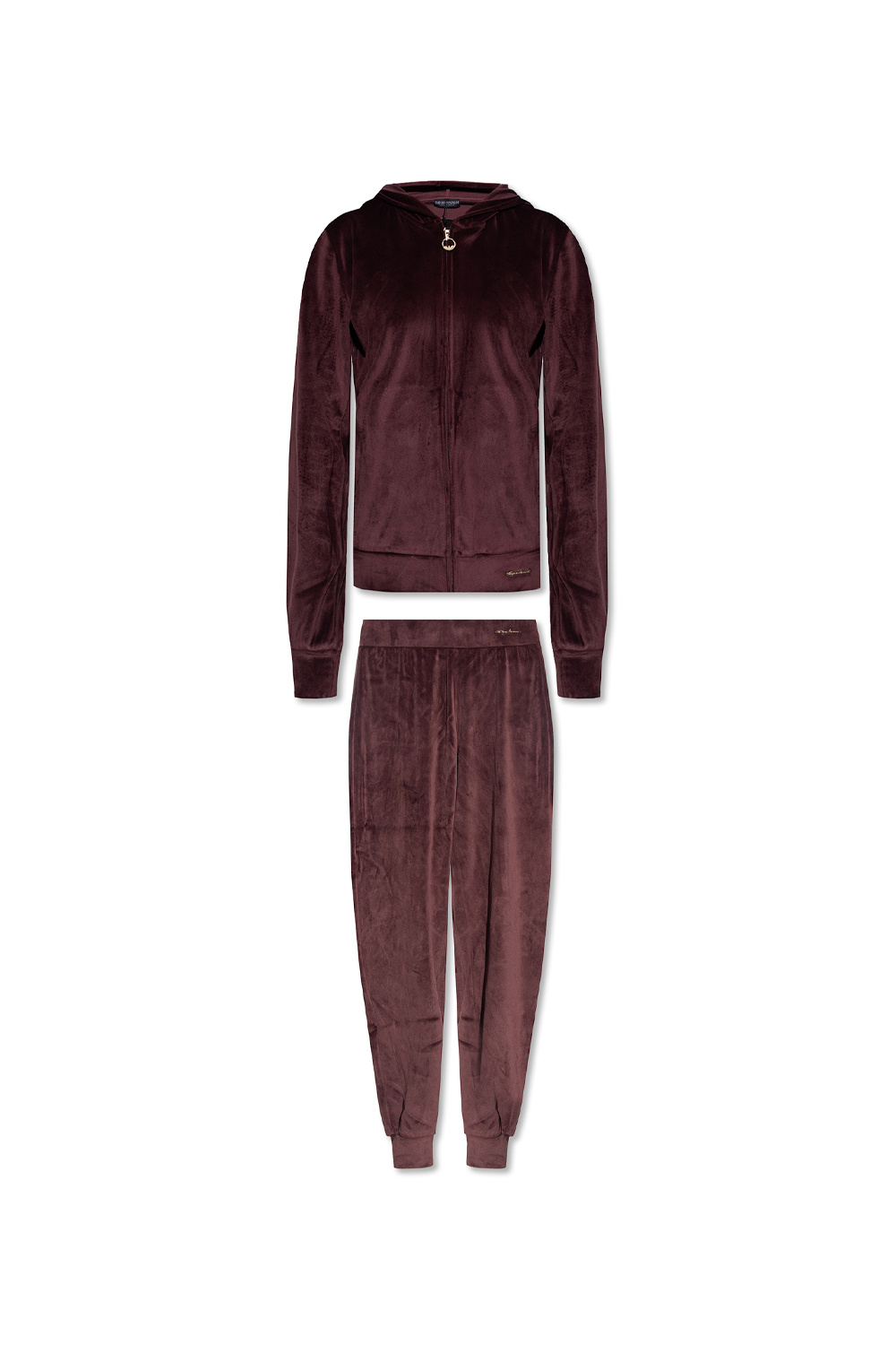 Armani velvet outlet tracksuit